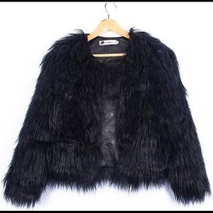 Faux Fur (Feathered) Jacket